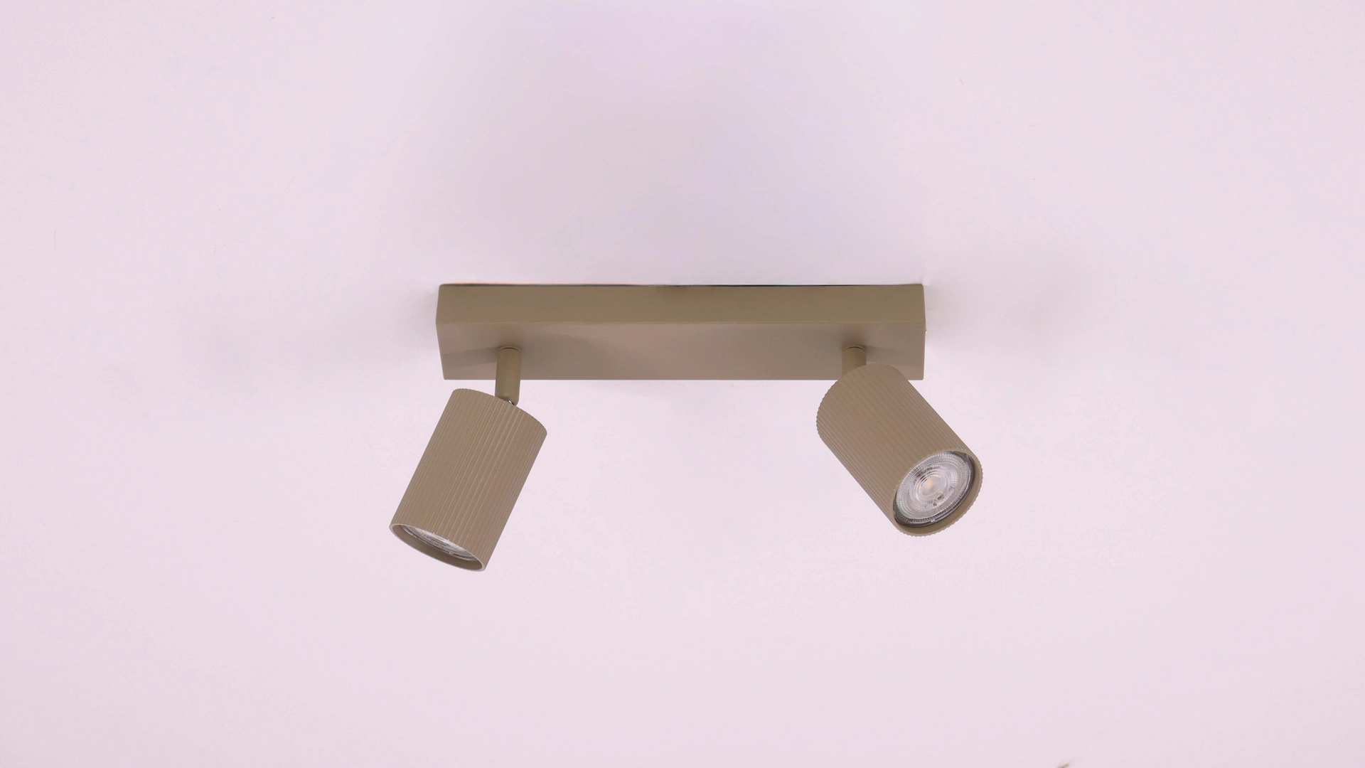 Opbouwspot Zandkleur 26cm gu10 2 Lichts  