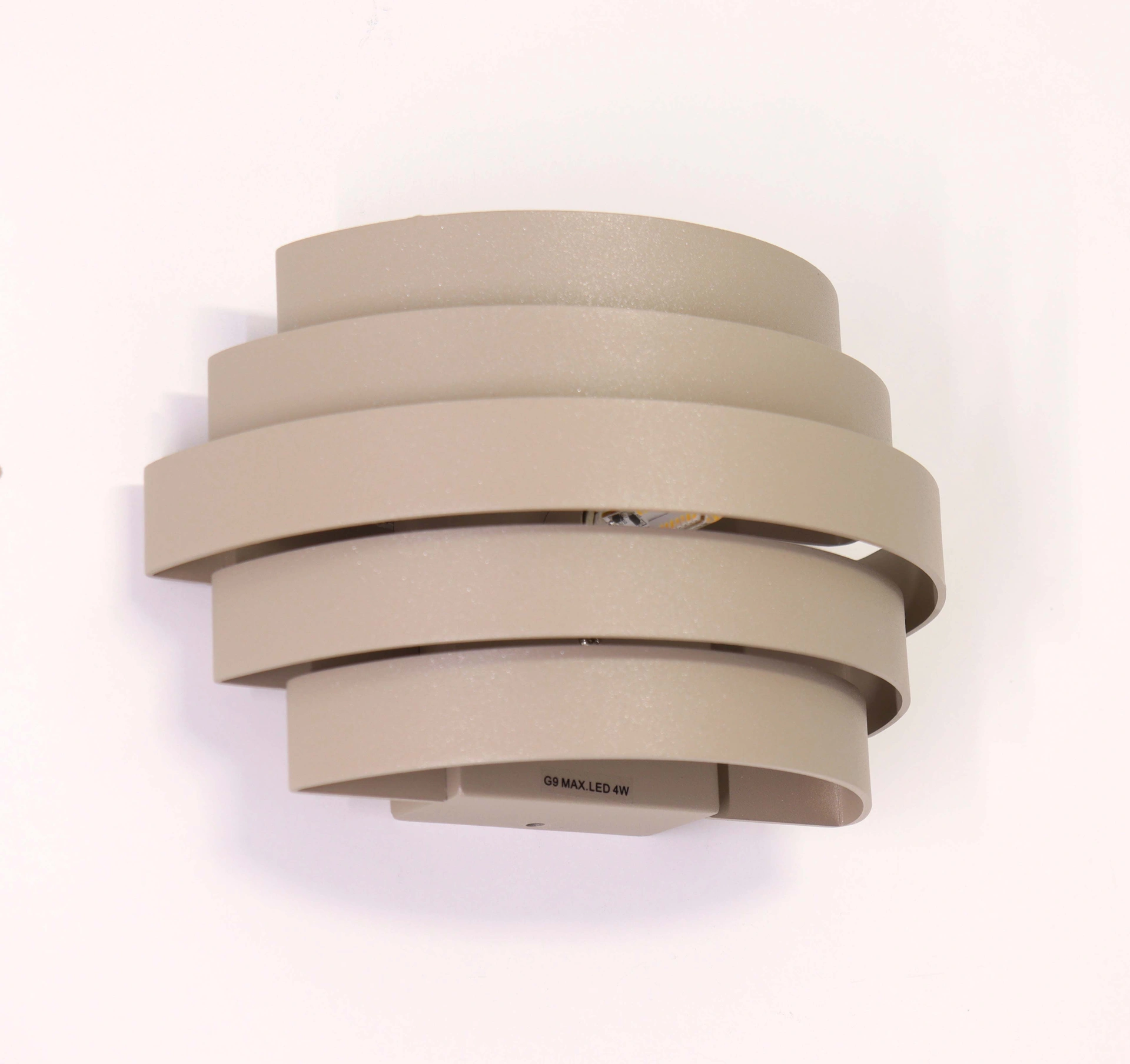 Moderne Wandlamp Zand/Beige – Indirect Licht – 20 cm – G9  46211