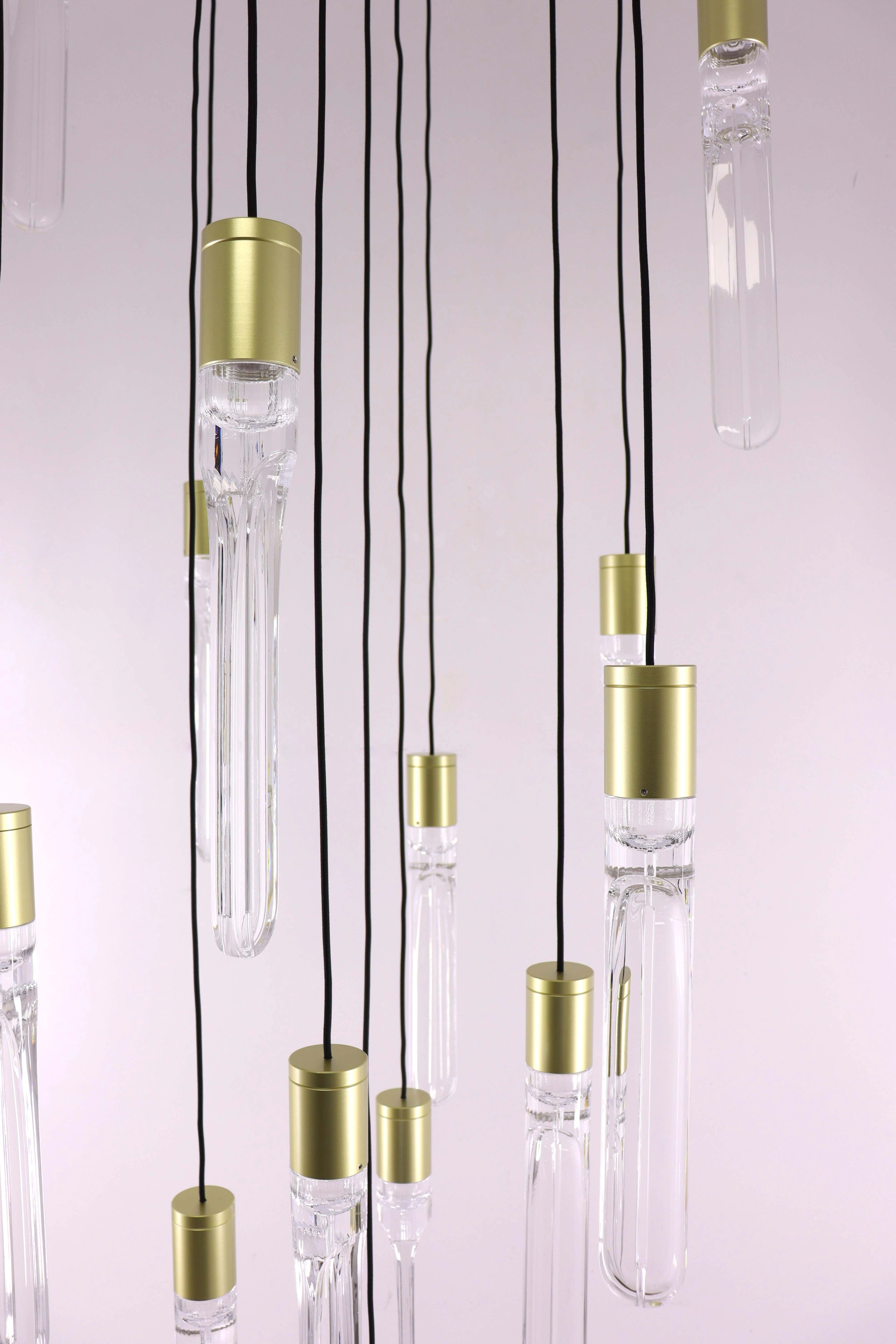 Videlamp 13 lichts acrylglas 350 cm warm wit dimbaar 53000