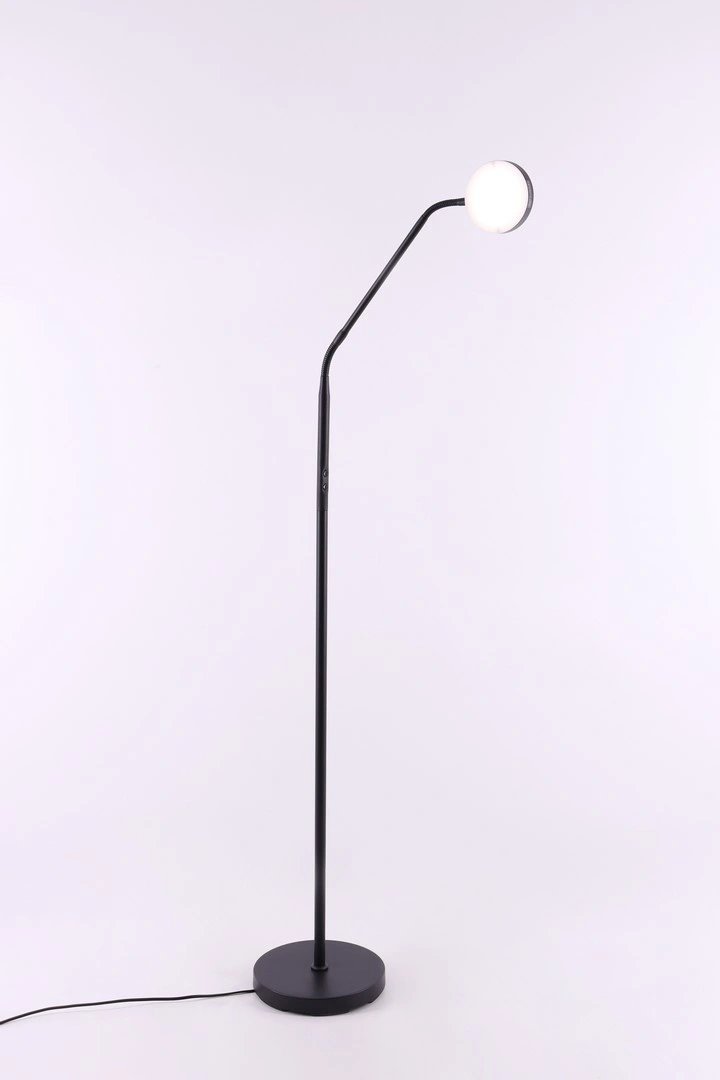 Staande Leeslamp Zwart | LED 10W Dim-to-Warm Dimbaar | 135cm 42001