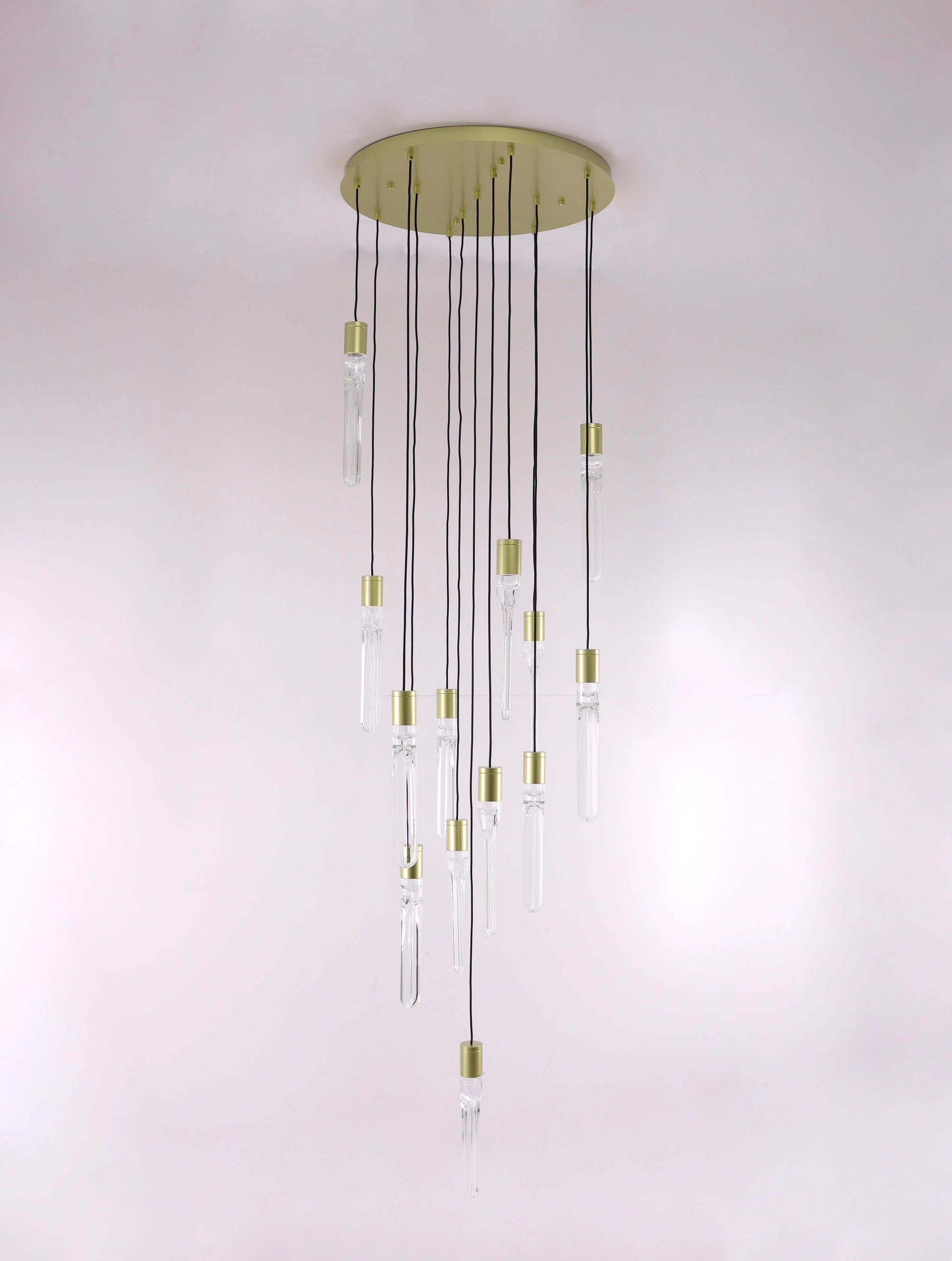 Videlamp 13 lichts acrylglas 350 cm warm wit dimbaar 53000