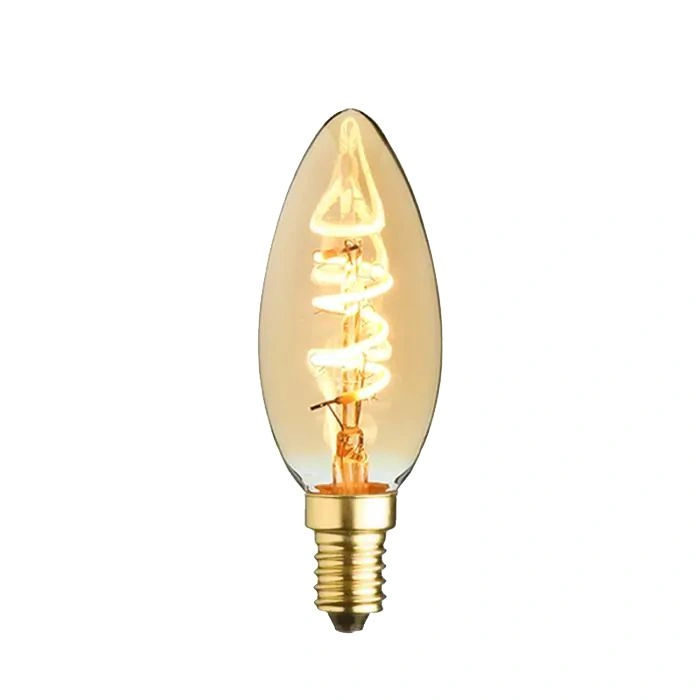 LED kaars lamp E14 4W dimb.
