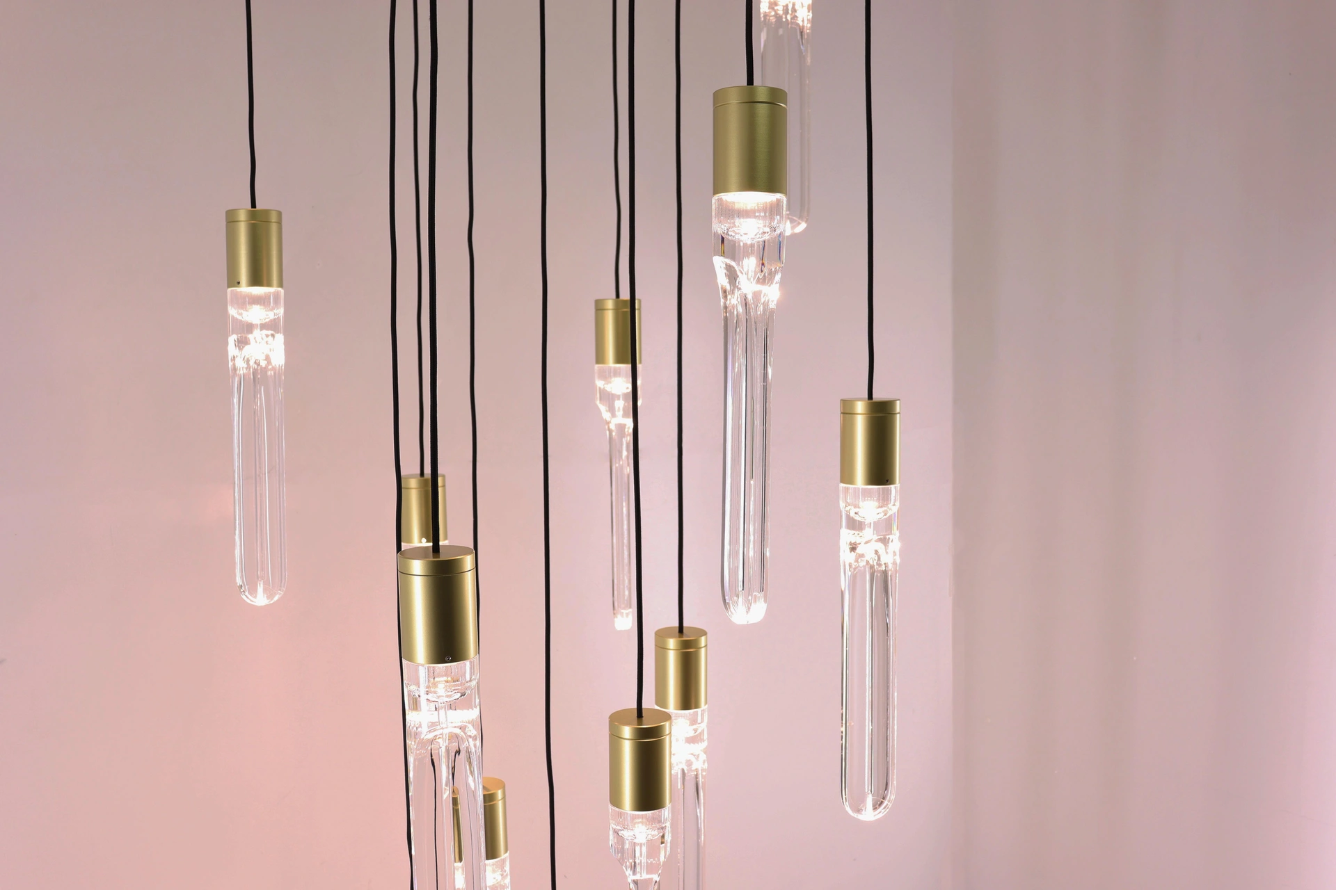 Videlamp 13 lichts acrylglas 350 cm warm wit dimbaar 53000