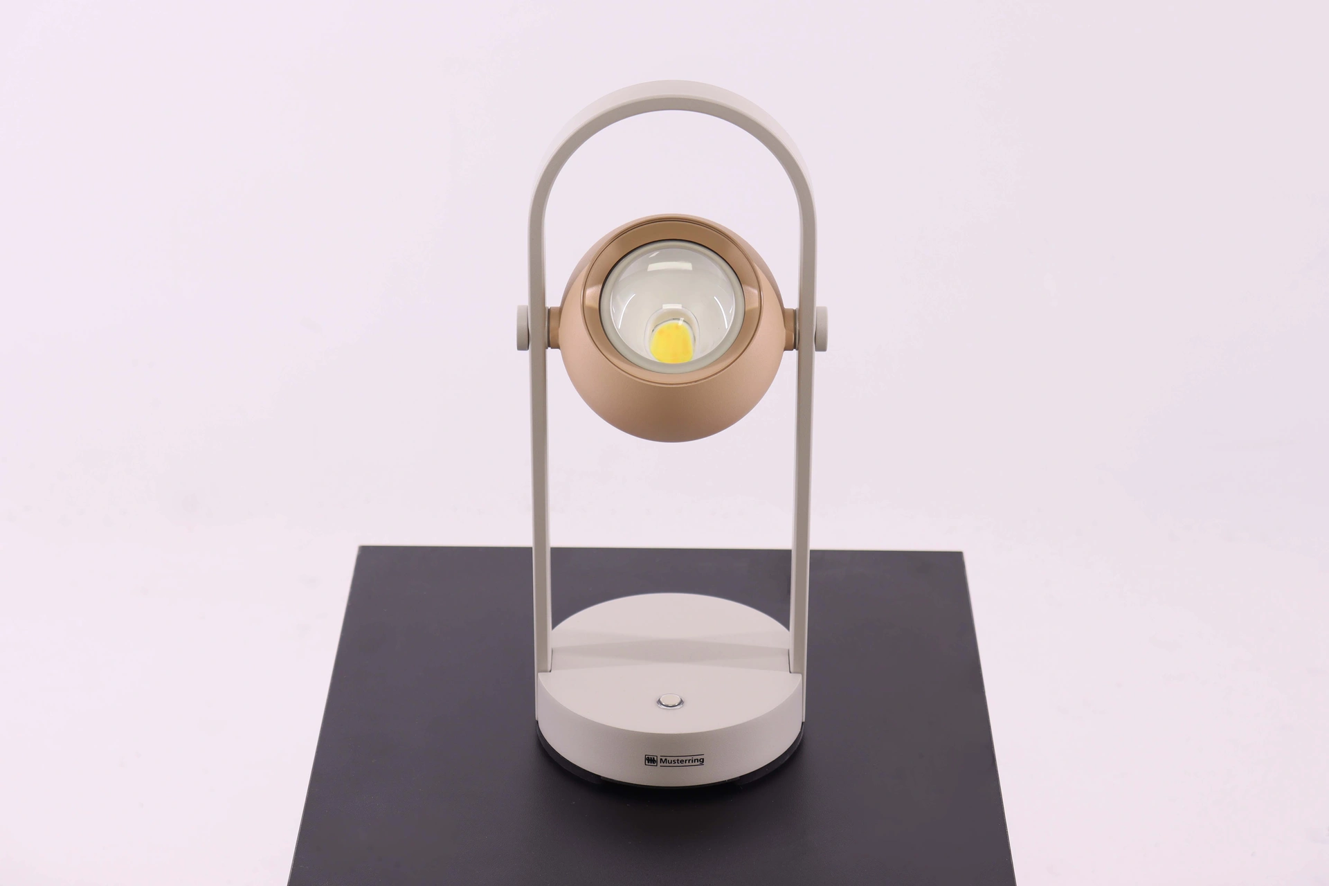 Musterring Cannon LED tafellamp op accu grijs-beige 34 cm – dimbaar 46726