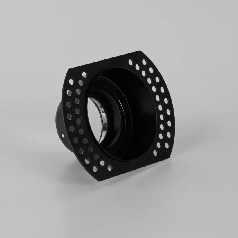 Trimless inbouwspot Zelda zwart IP65 Rond GU10 46953