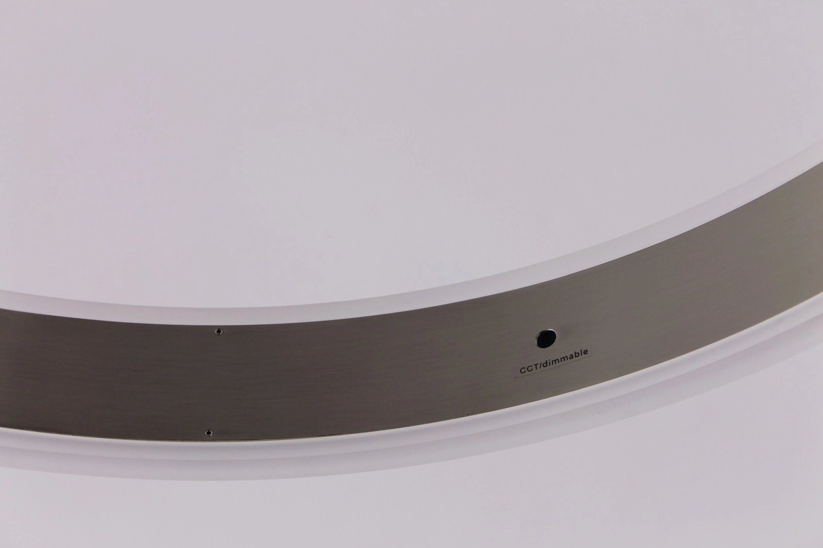 Hanglamp LED cirkel rvs 60cm 41531