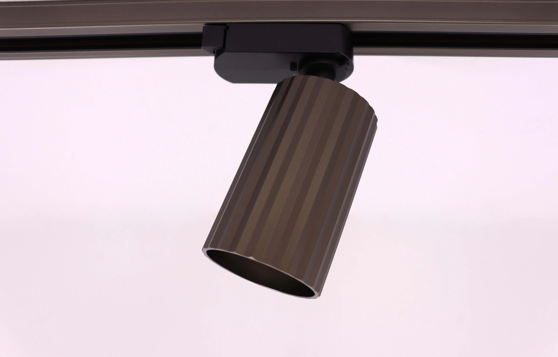 Railverlichting brons complete set - 2 meter met 4 spots BASIC  50282