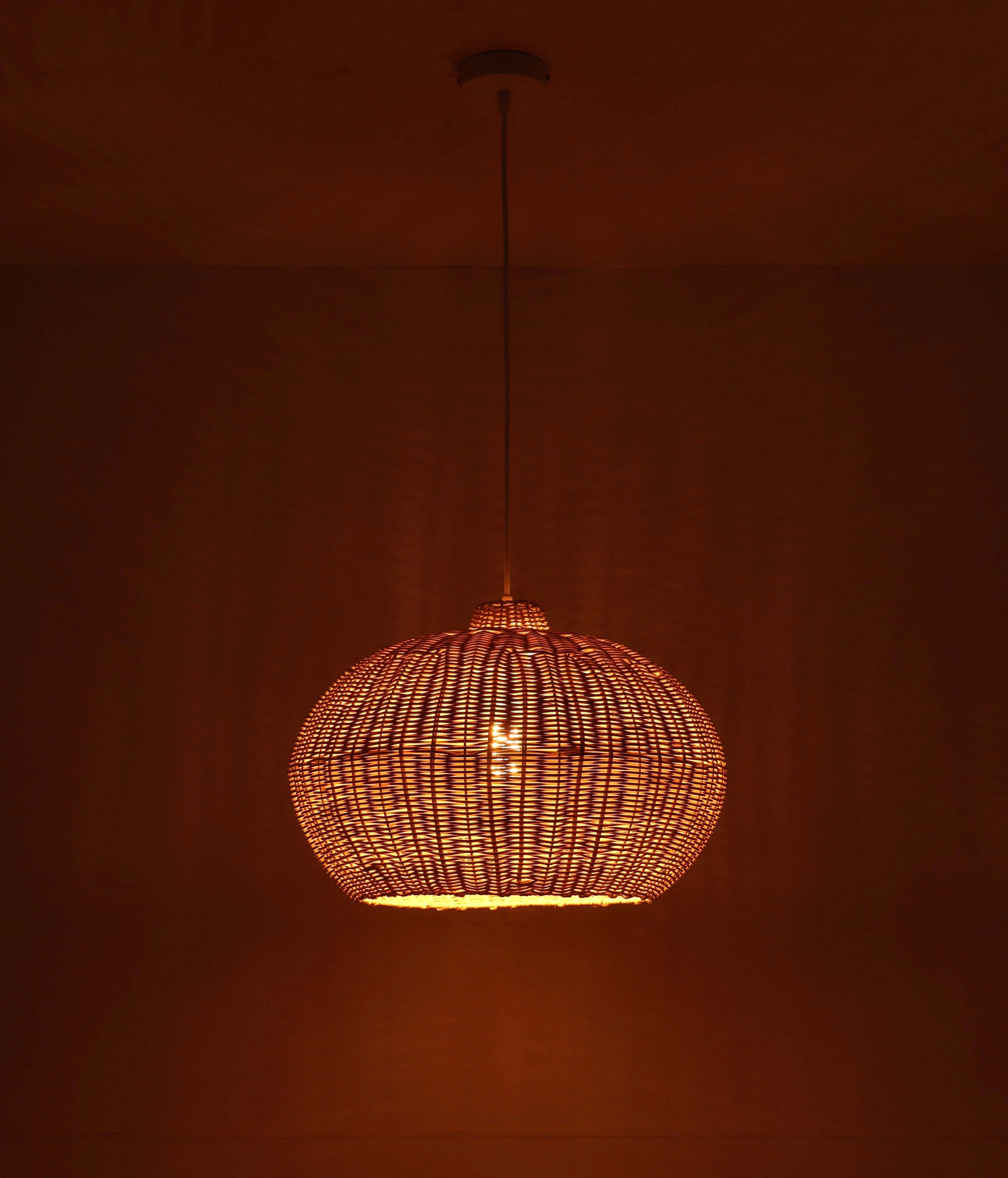 Hanglamp rond - Rattan naturel - Diameter 45cm 46644