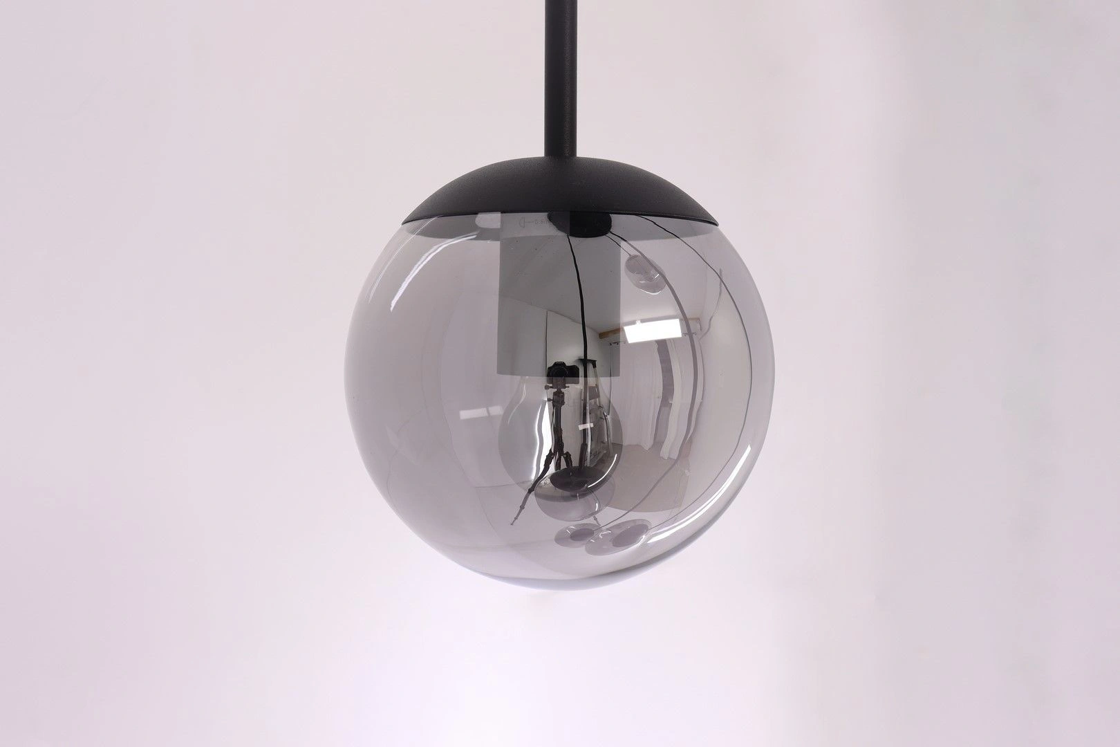 Videlamp 5 hangers | Rookglas bollen | Barco Lichttotaal